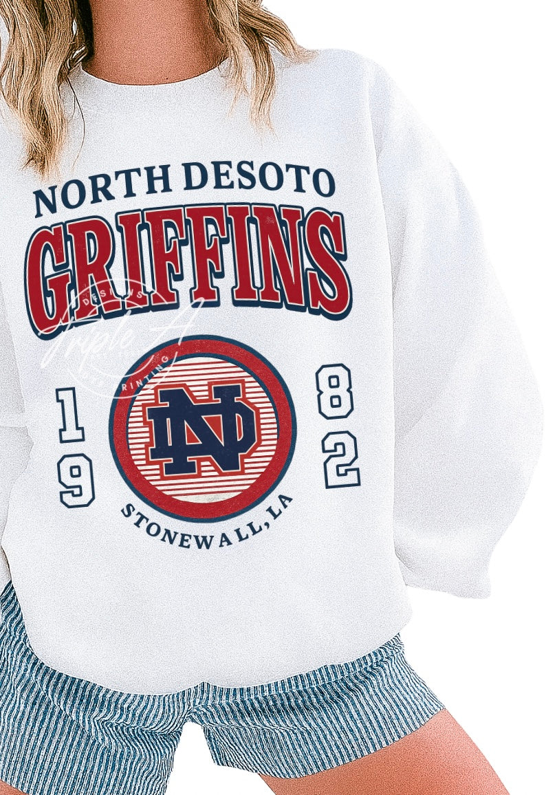 North Desoto Vintage 1982 Design-Short Sleeve Tee, Long Sleeve Tee, Sweatshirt