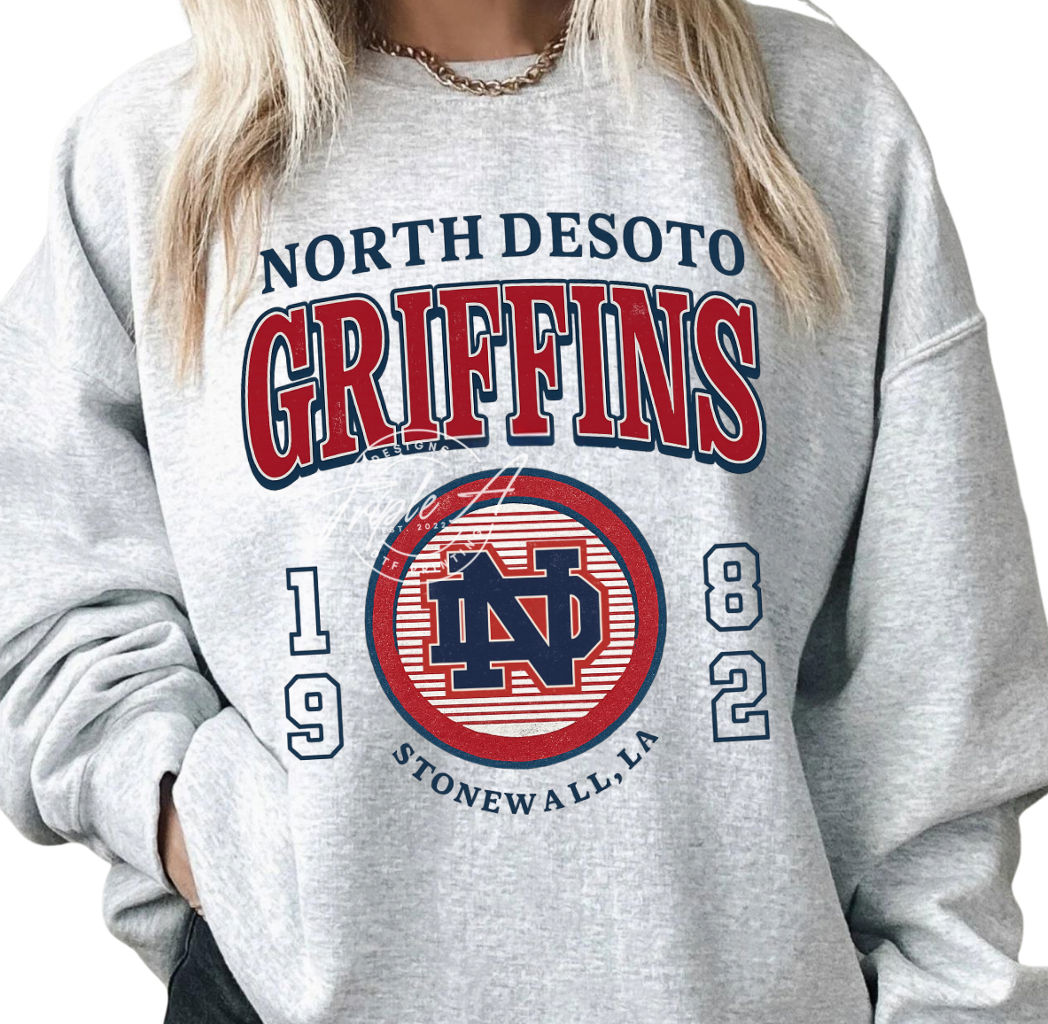 North Desoto Vintage 1982 Design-Short Sleeve Tee, Long Sleeve Tee, Sweatshirt