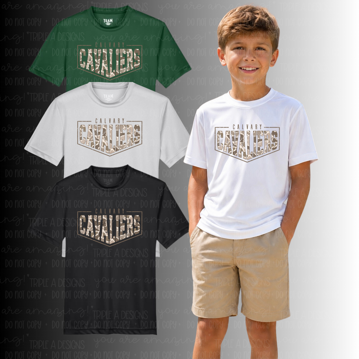 Calvary Cavaliers Camo