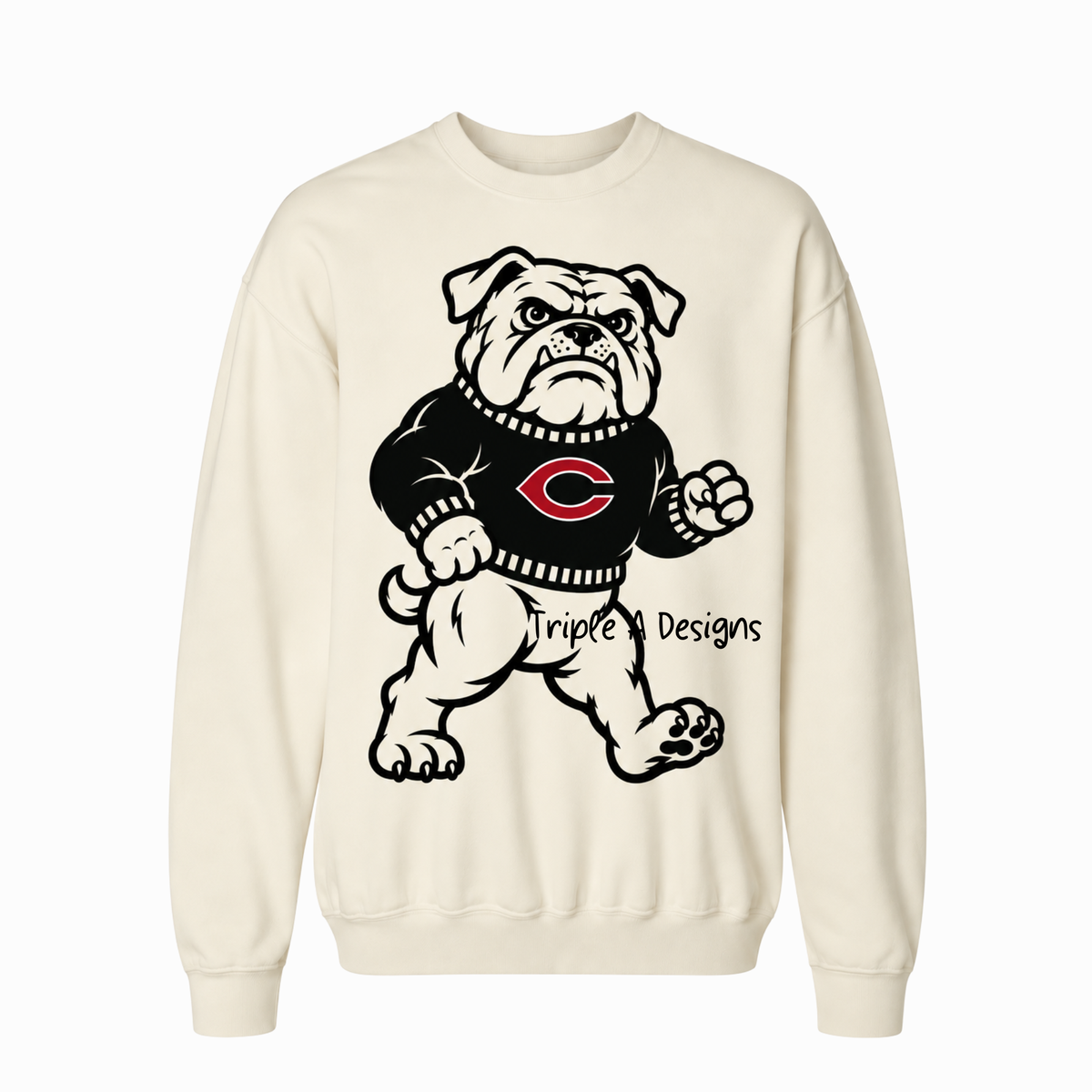 Bulldog Mascot- Short Sleeve Tee, Long Sleeve Tee, Sweatshirt
