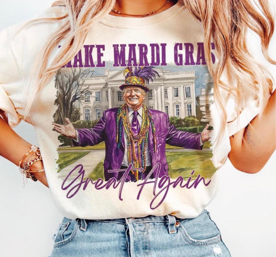 Mardi Gras Design 020 - DTF Transfer