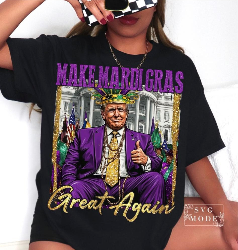 Mardi Gras Design 021 - DTF Transfer
