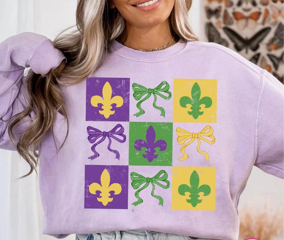 Mardi Gras Design 011 - DTF Transfer