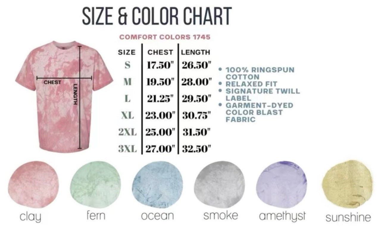 Sports Mama with Heart - Colorblast Comfort Colors Short Sleeve Tee