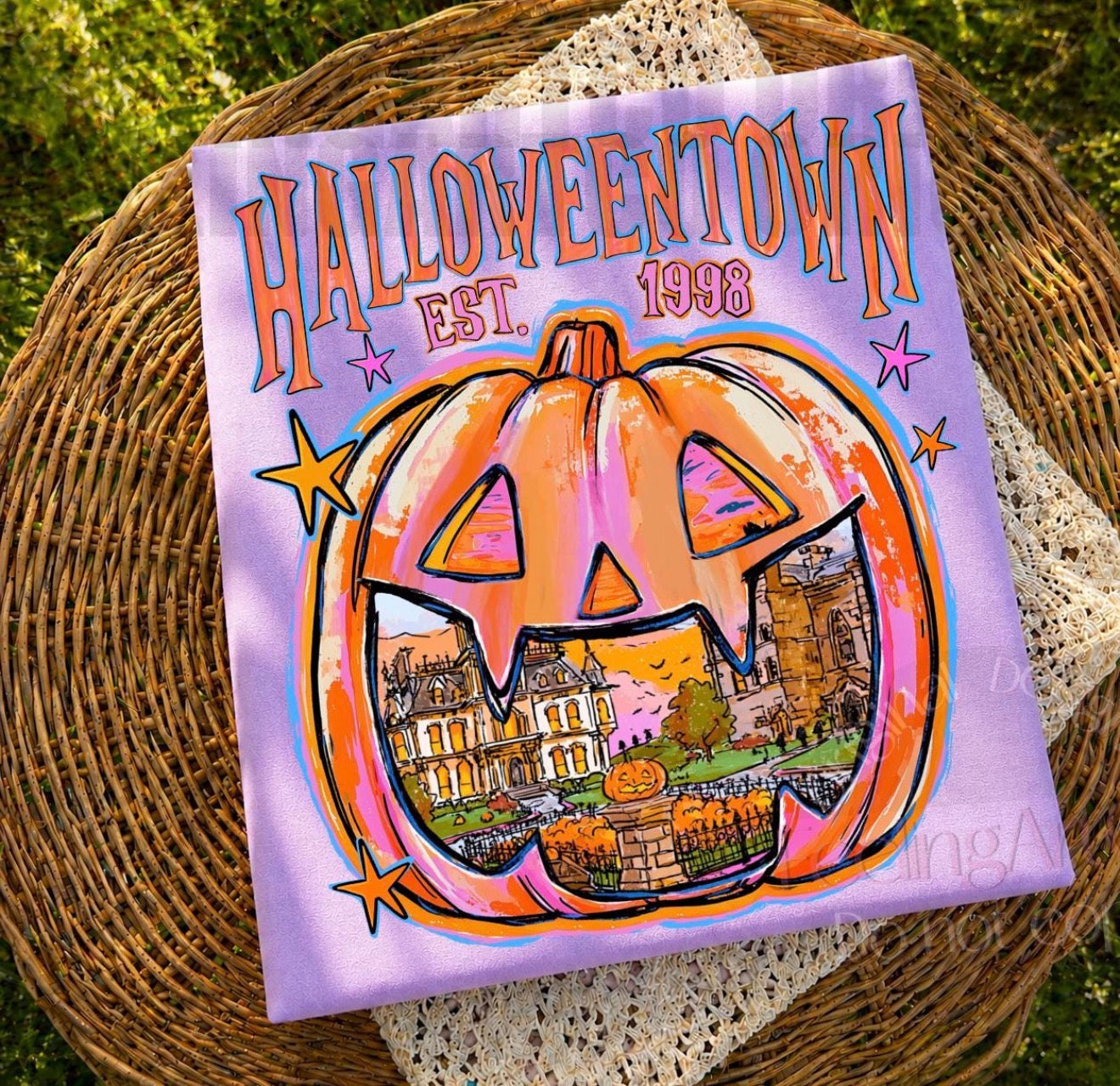 Halloween Town Comfort Colors Tee