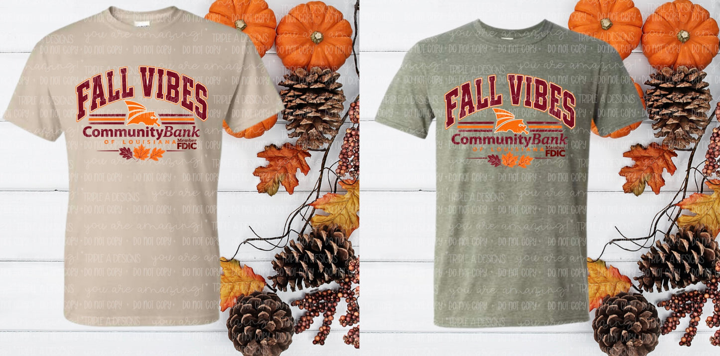 Community Bank of LA-Fall Shirt-***DEADLINE Sep 1st, ETA End of September***