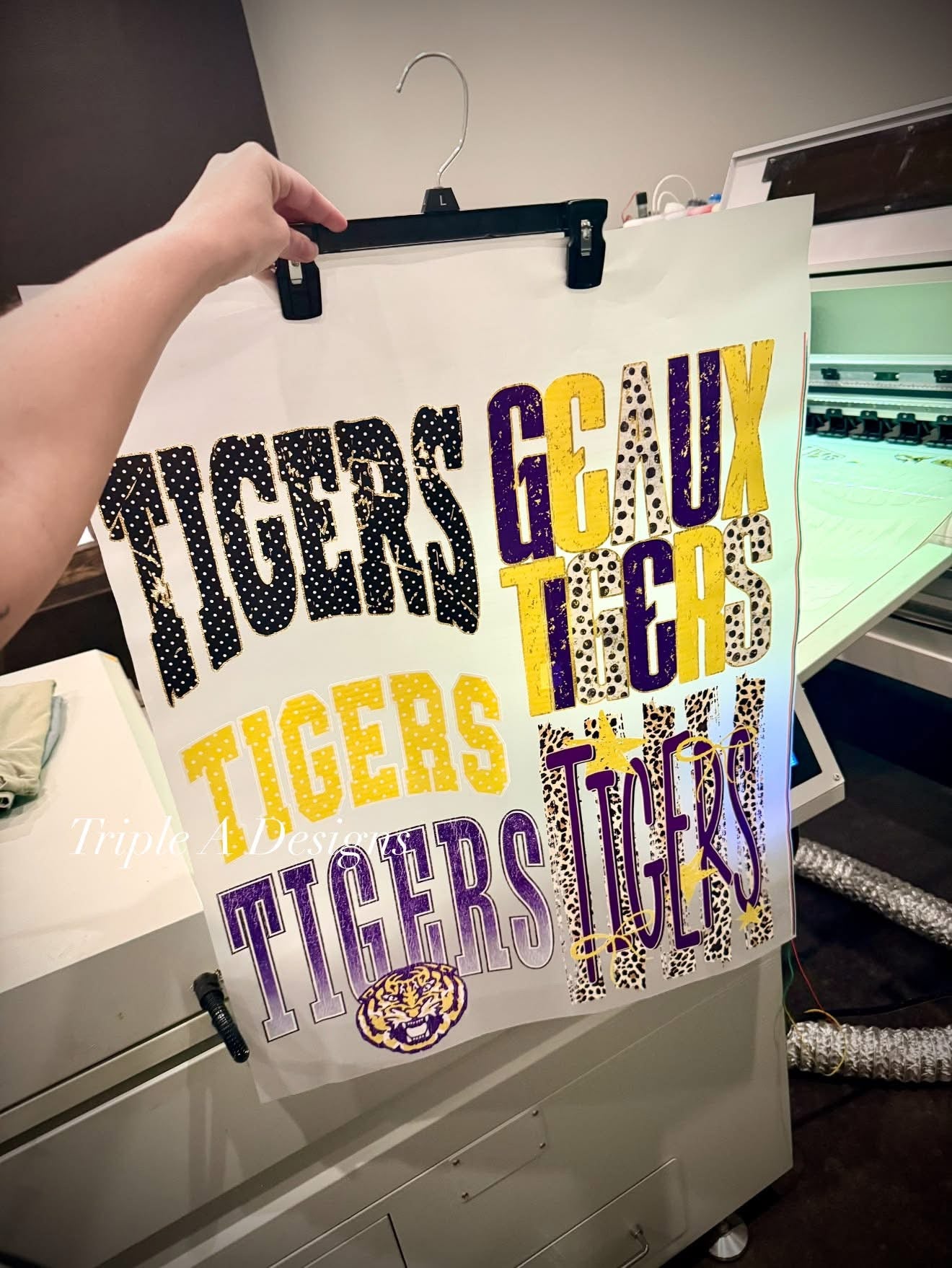 Tigers Premade Gangsheet-Adult Prints