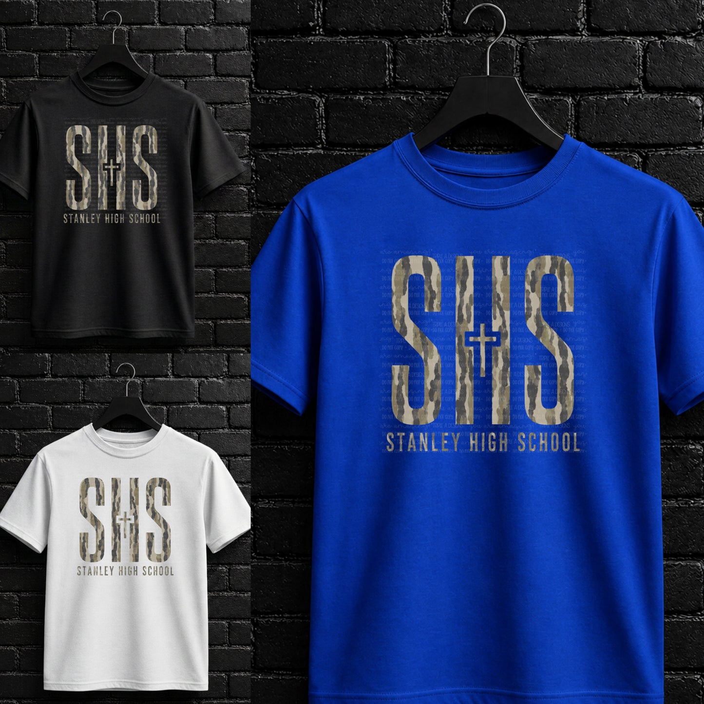 SHS (Stanley) Bottomland Camo- Short Sleeve Tee, Long Sleeve Tee, Sweatshirt