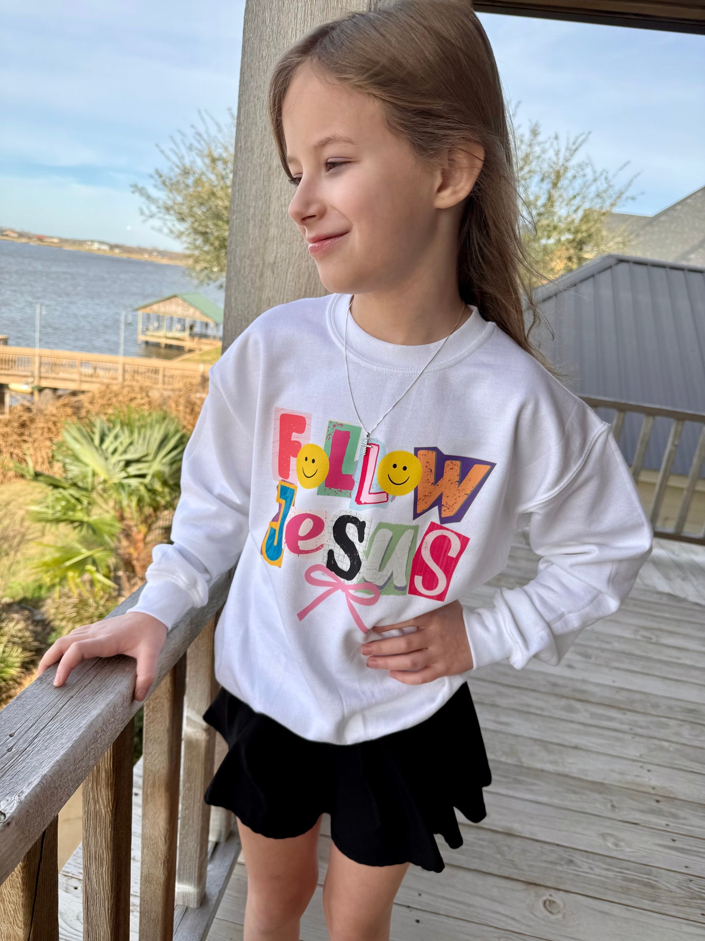 Follow Jesus Trendy Preppy Design - Short Sleeve Tee, Long Sleeve Tee, Sweatshirt