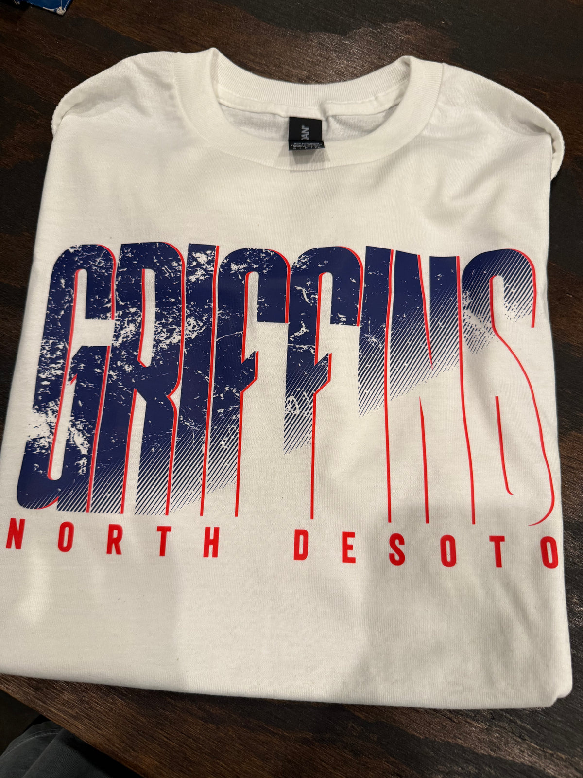 Distressed North Desoto Griffins Tee Ready for Pickup/RTS