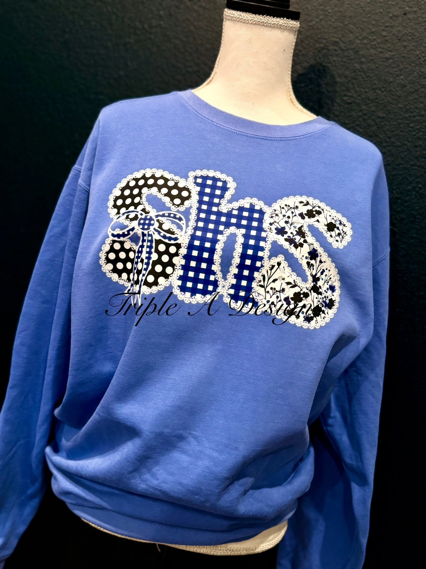 SHS Faux Lace Design-Short Sleeve Tee, Long Sleeve Tee, Sweatshirt