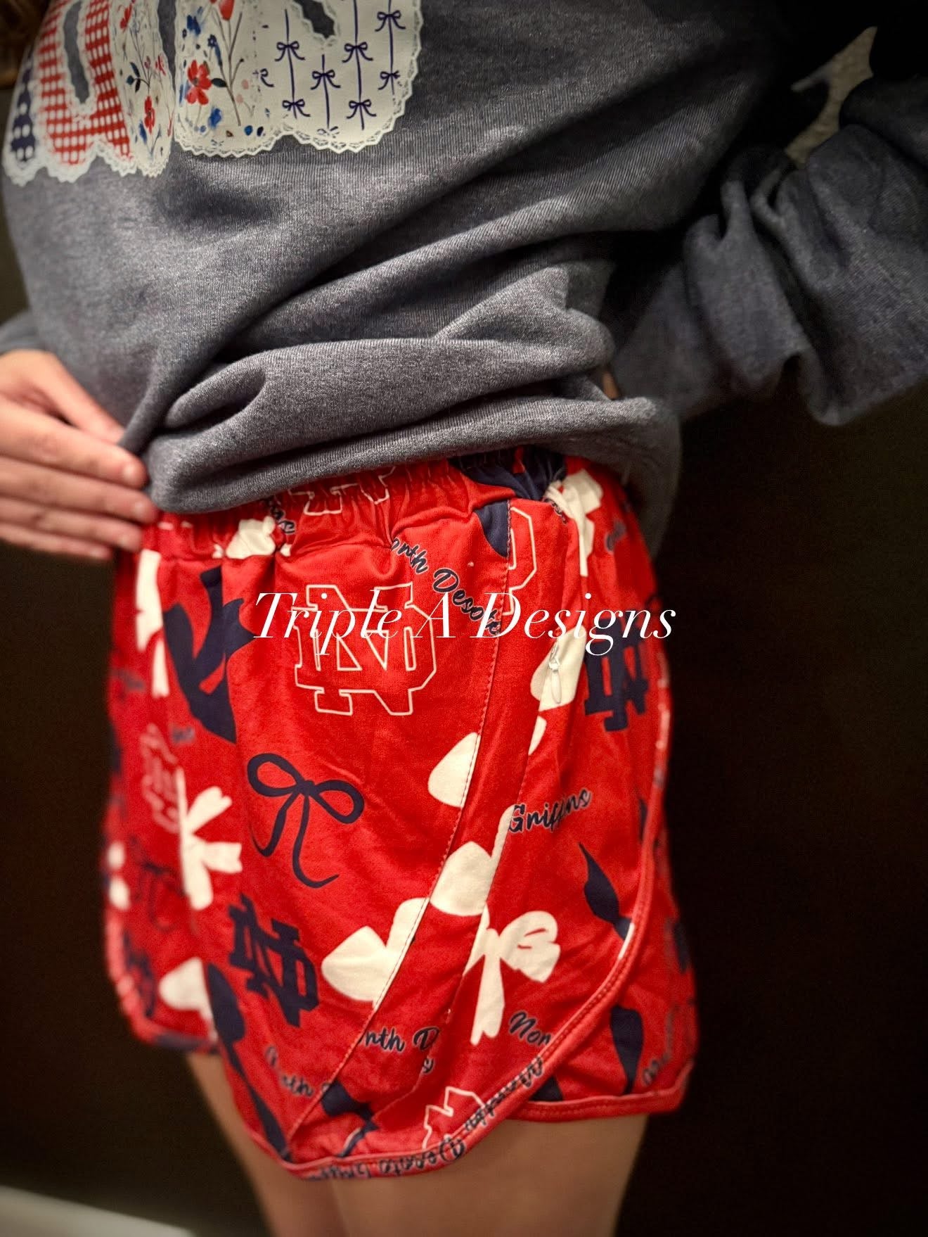 Custom ND Bow Shorts-Ready for Pickup/RTS