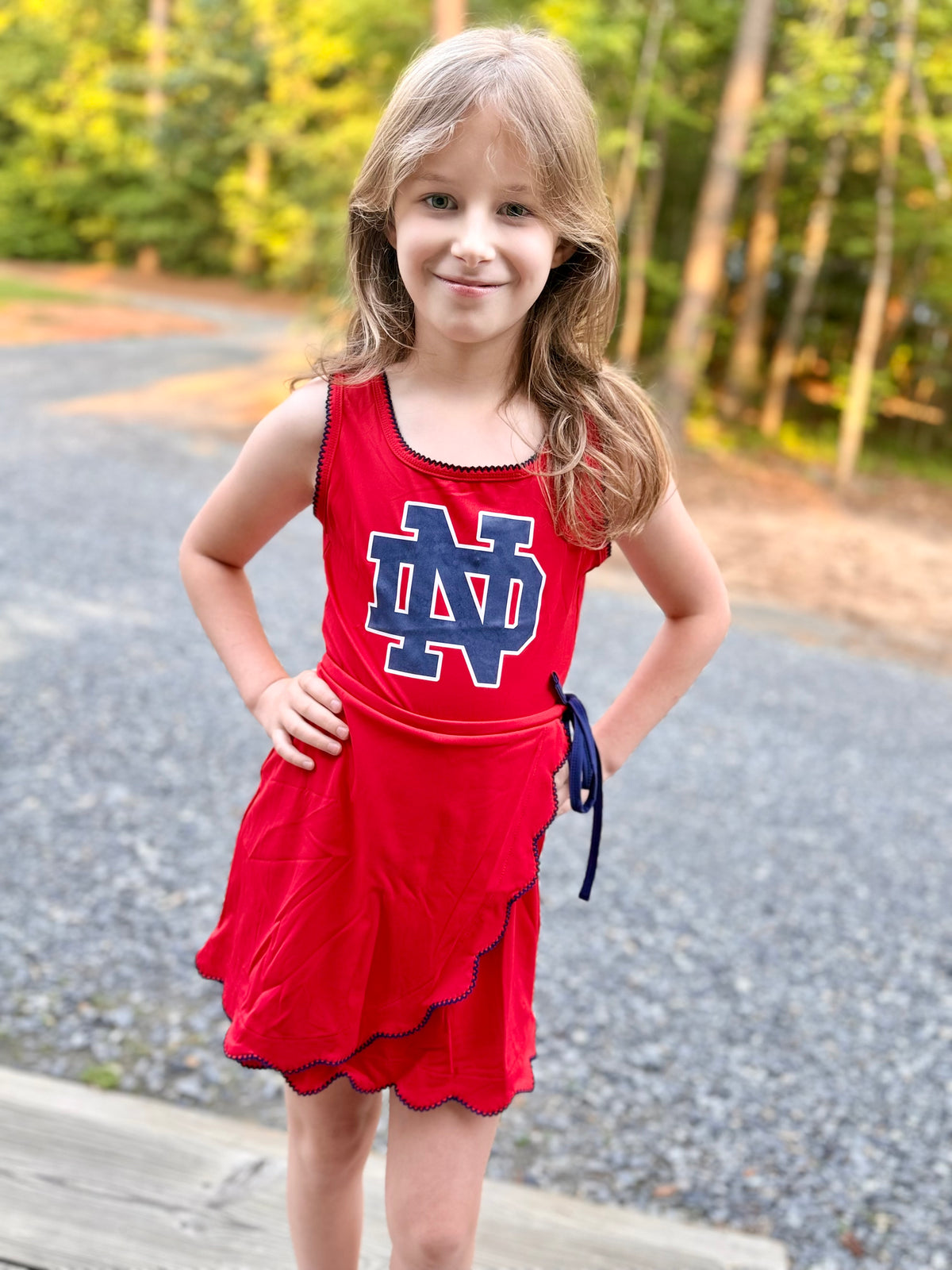ND-Custom School Scalloped Dress-RTS
