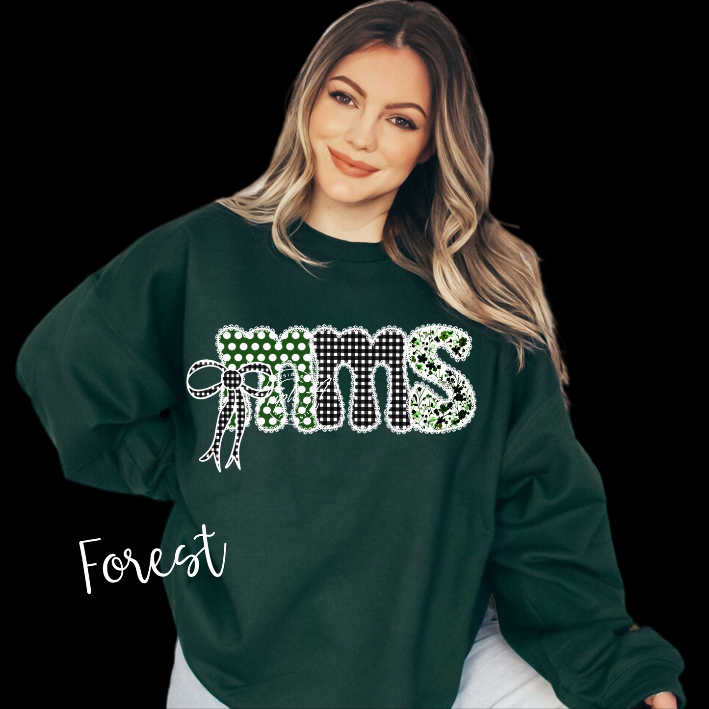 MMS Faux Lace Design-Short Sleeve Tee, Long Sleeve Tee, Sweatshirt