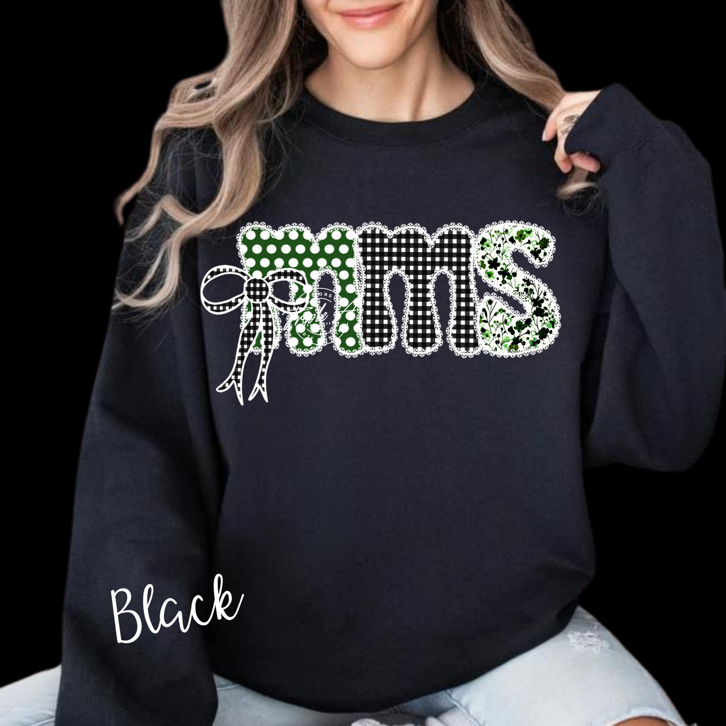 MMS Faux Lace Design-Short Sleeve Tee, Long Sleeve Tee, Sweatshirt