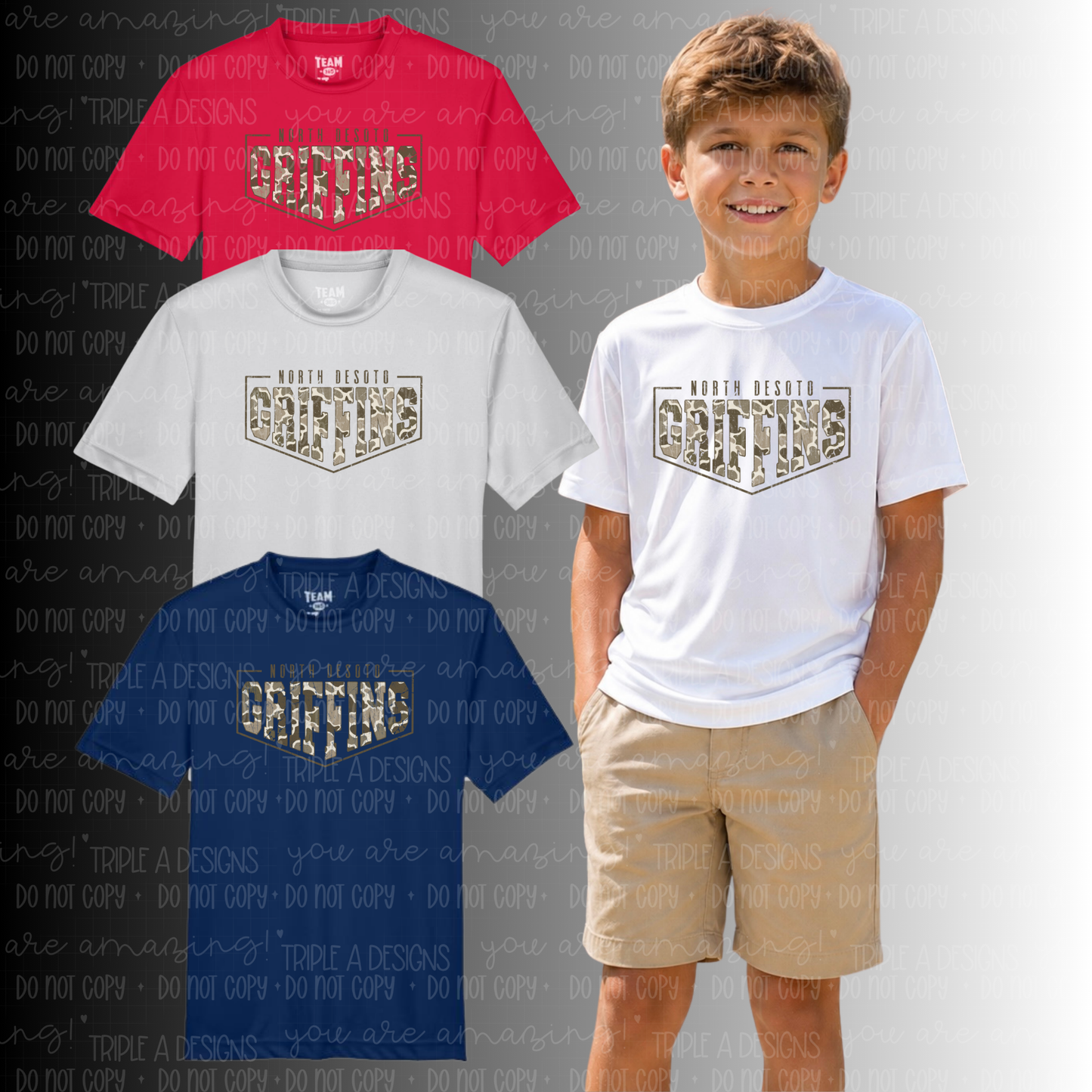 North Desoto Griffins Camo