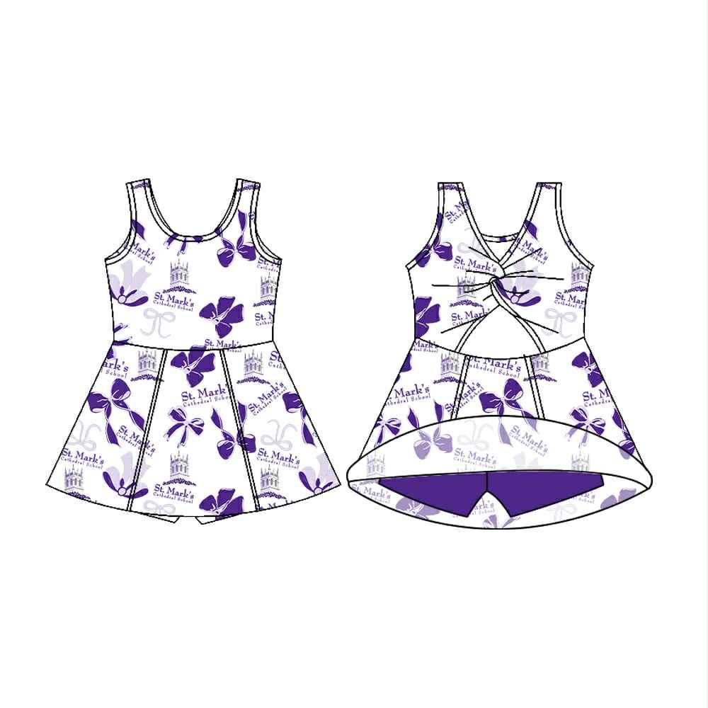 **PREORDER** (CLOSES SEPTEMBER 4TH, TURNAROUND APPROXIMATELY 6-8 WEEKS)Custom Yoga Dress-ND, Calvary, Central, Tigers, Joaquin, AC Steere, St Mark's