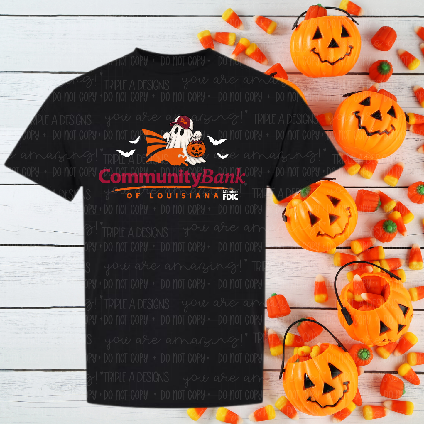 Community Bank of LA-Halloween Shirt-***DEADLINE Sep 1st, ETA End of September***
