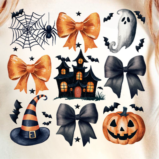 Halloween Coquette Bow - DTF Transfer