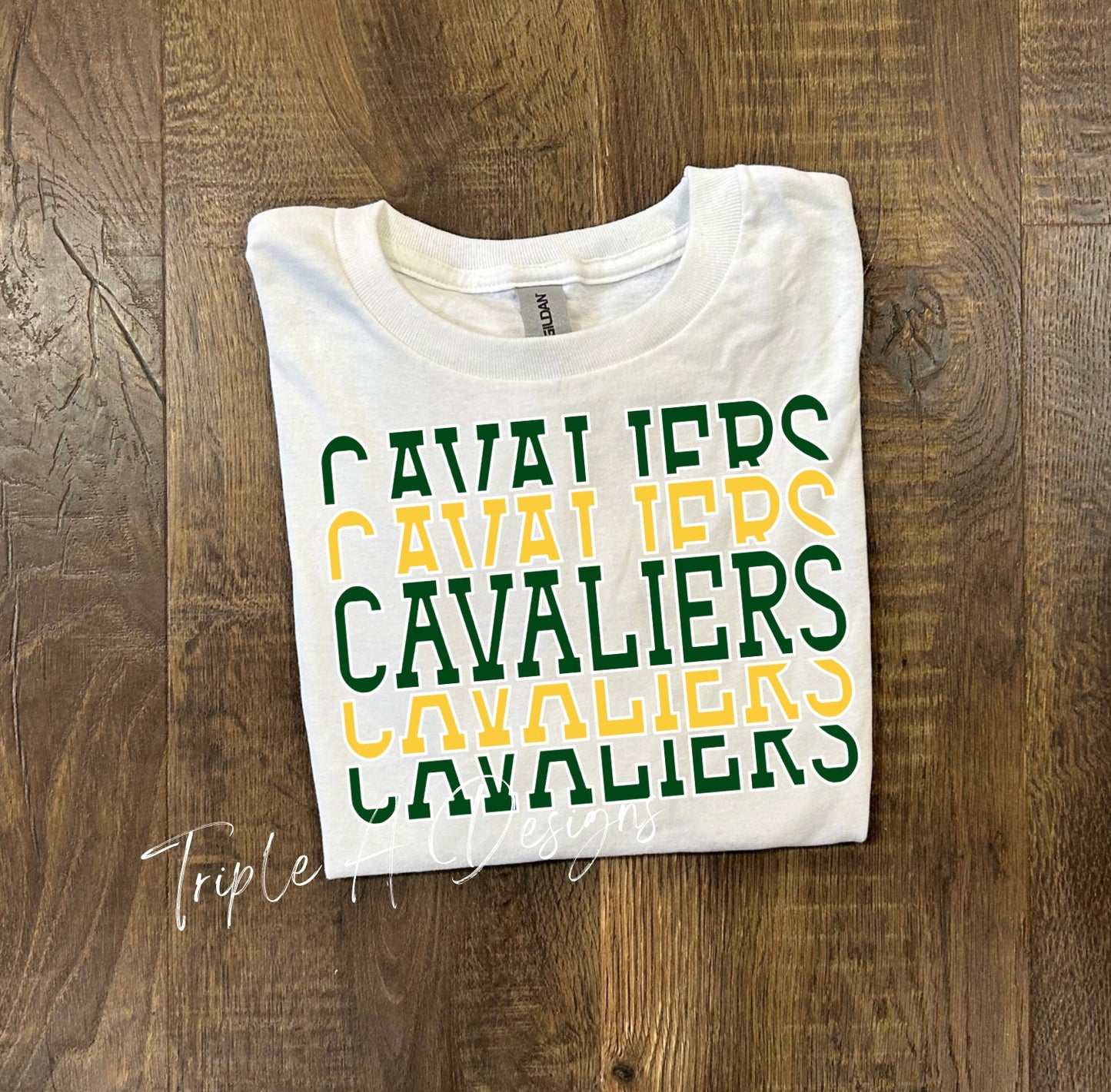 Calvary Cavaliers Design 009 -Short Sleeve Tee