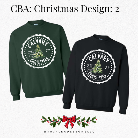 CBA Christmas Design 2-Short Sleeve Tee, Long Sleeve Tee, Sweatshirt