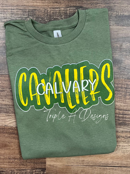 Calvary Cavaliers Design 002 -Short Sleeve Tee