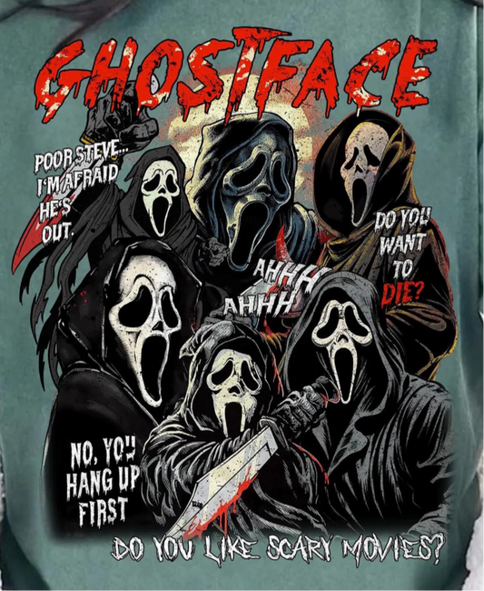 Ghostface Scary Movie - DTF Transfer