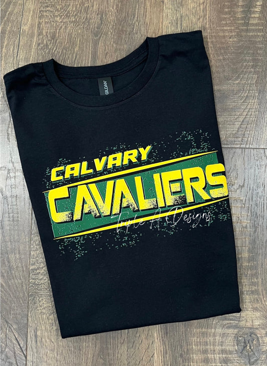 Calvary Cavaliers Design 032-Short Sleeve Tee, Long Sleeve Tee, Sweatshirt, Hoodie