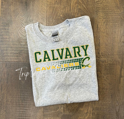 Calvary Cavaliers Design 024 -Short Sleeve Tee