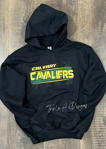 Calvary Cavaliers Design 032-Short Sleeve Tee, Long Sleeve Tee, Sweatshirt, Hoodie