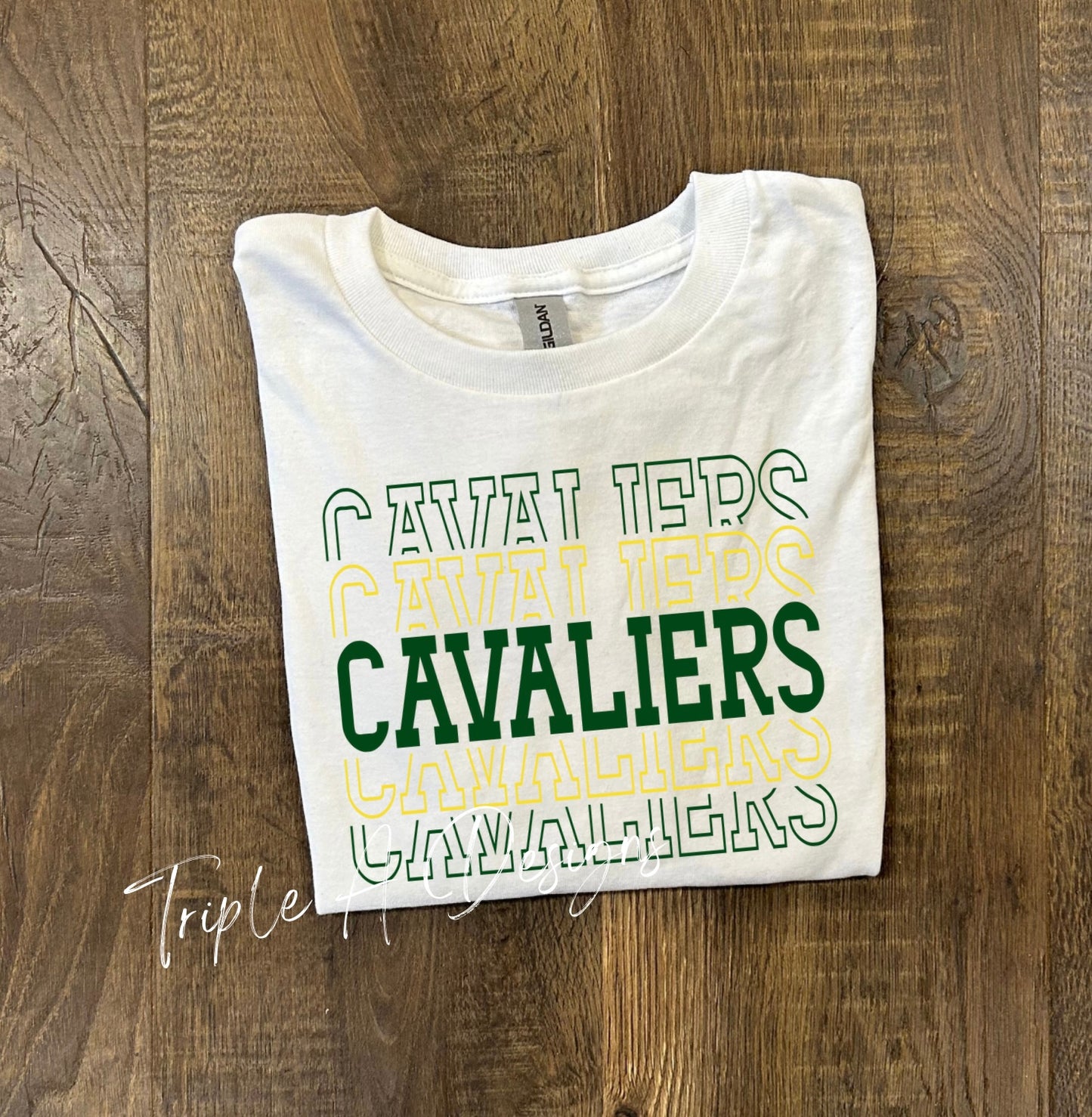 Calvary Cavaliers Design 010 -Short Sleeve Tee