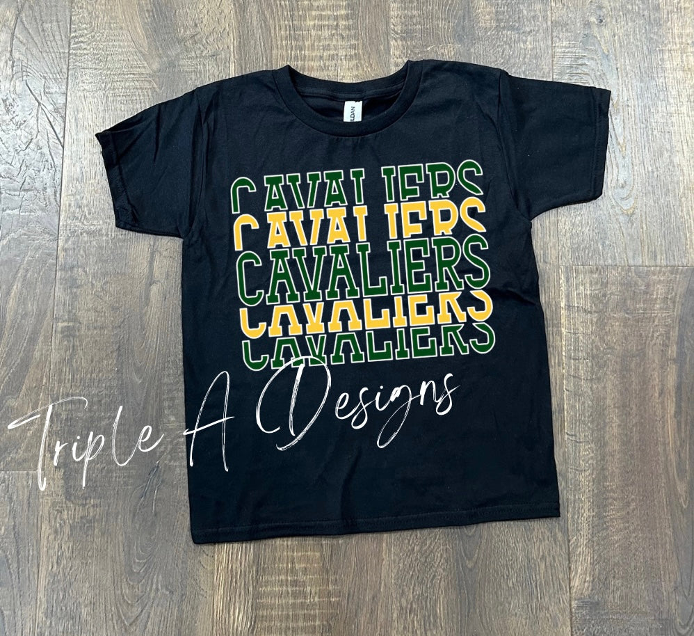 Calvary Cavaliers Design 009 -Short Sleeve Tee