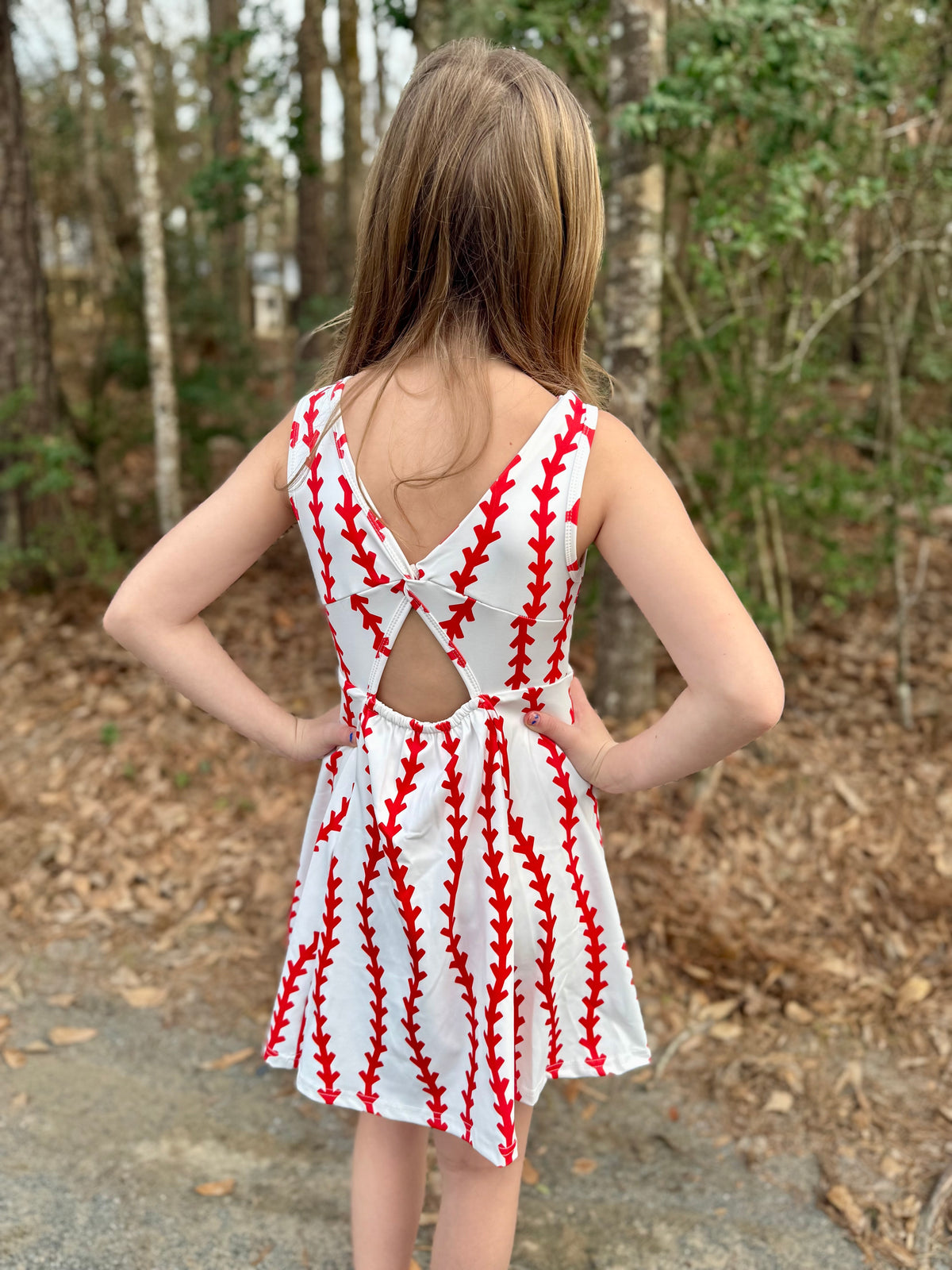 Girls Baseball Dress w/Built in Shorts-Ready for Pickup/RTS
