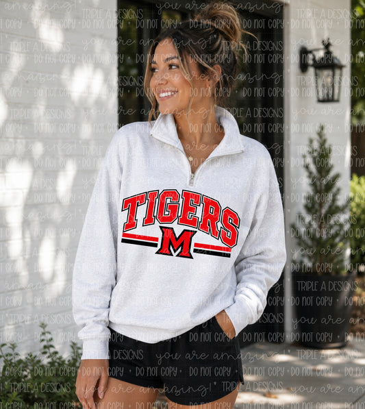 Many Tigers Quarter Zip