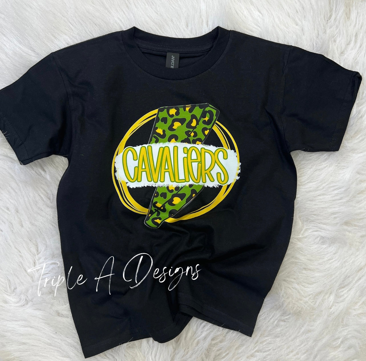 Calvary Cavaliers Design 016 -Short Sleeve Tee