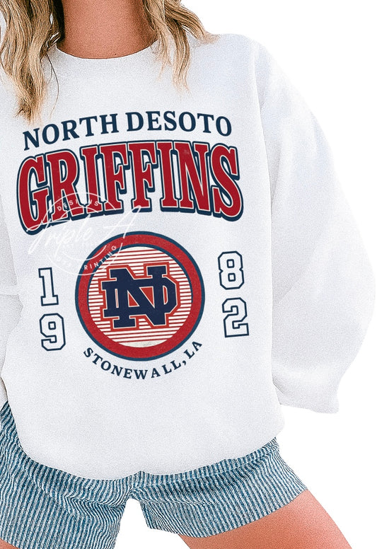 North Desoto Vintage 1982 Design-Short Sleeve Tee, Long Sleeve Tee, Sweatshirt