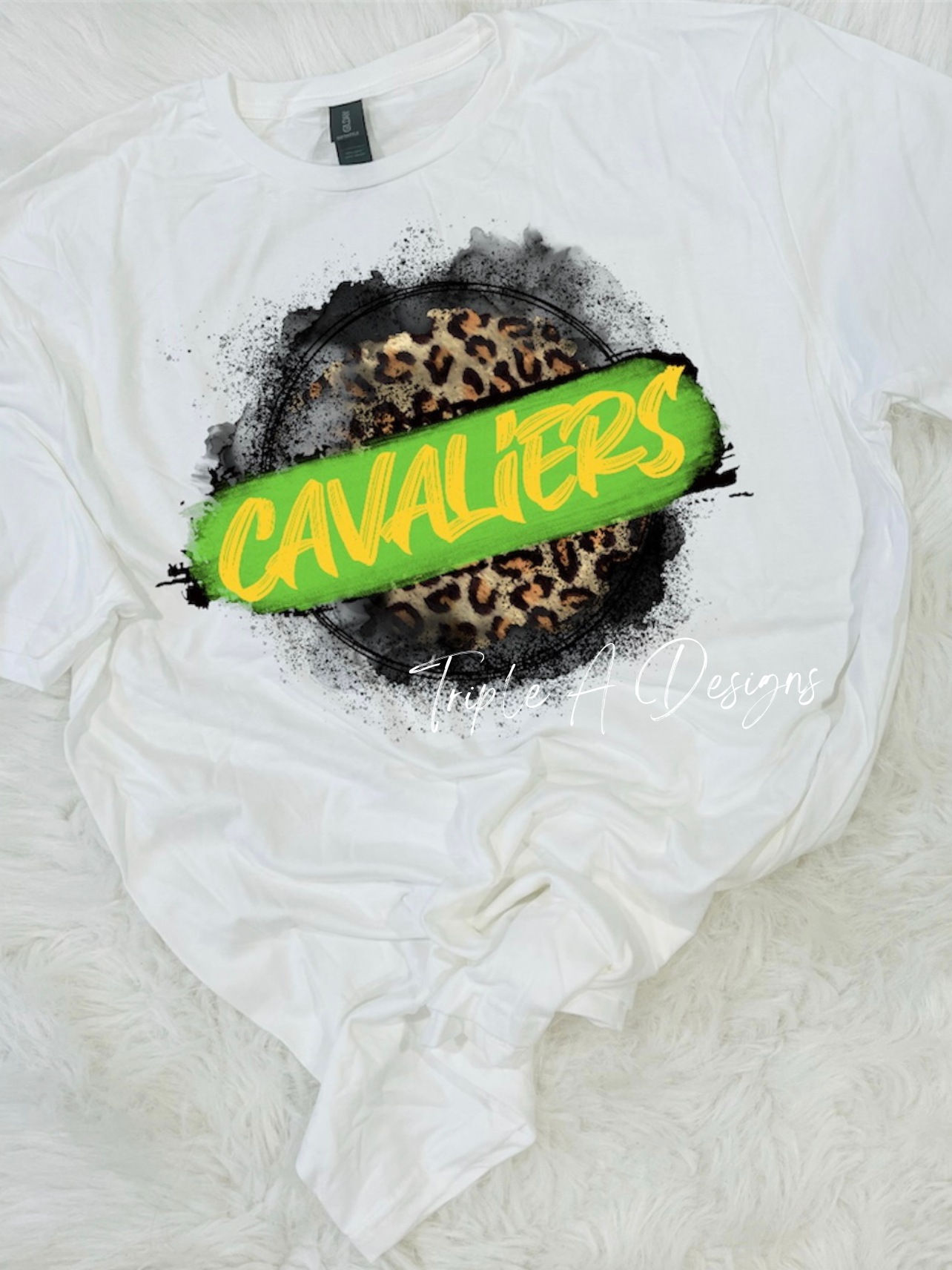 Calvary Cavaliers Design 026 -Short Sleeve Tee