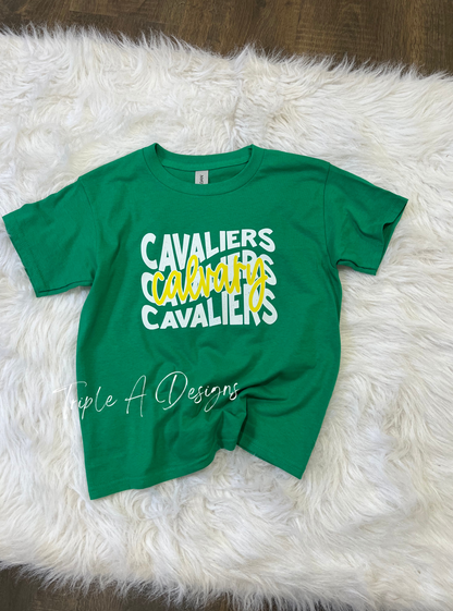 Calvary Cavaliers Design 031 -Short Sleeve Tee