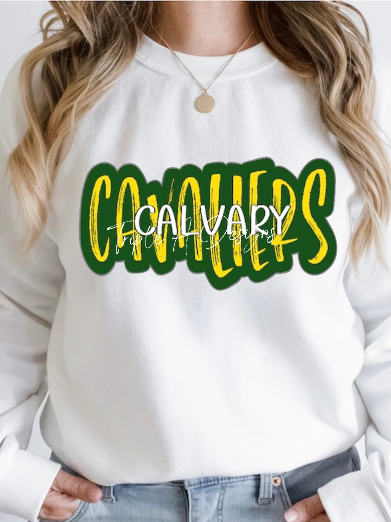 Calvary Cavaliers Design 002 -Long Sleeve Tee, Sweatshirt