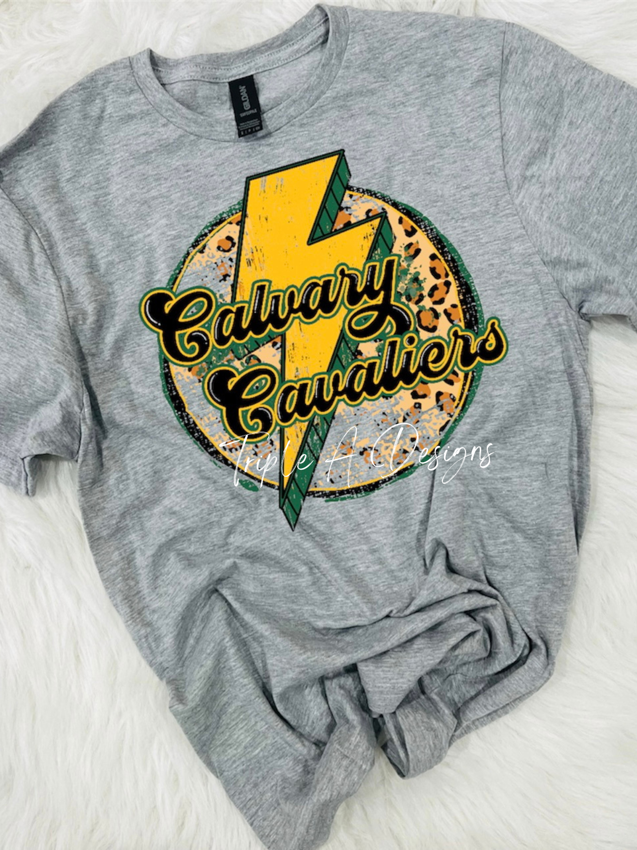 Calvary Cavaliers Design 022 -Short Sleeve Tee