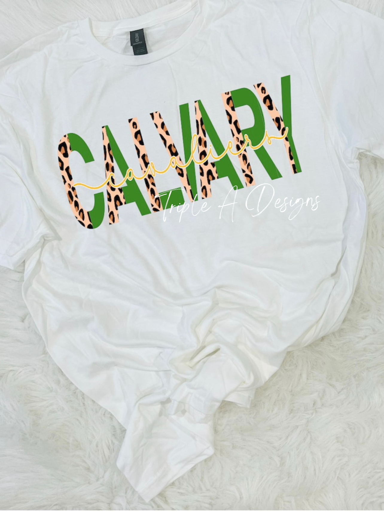 Calvary Cavaliers Design 005 -Short Sleeve Tee