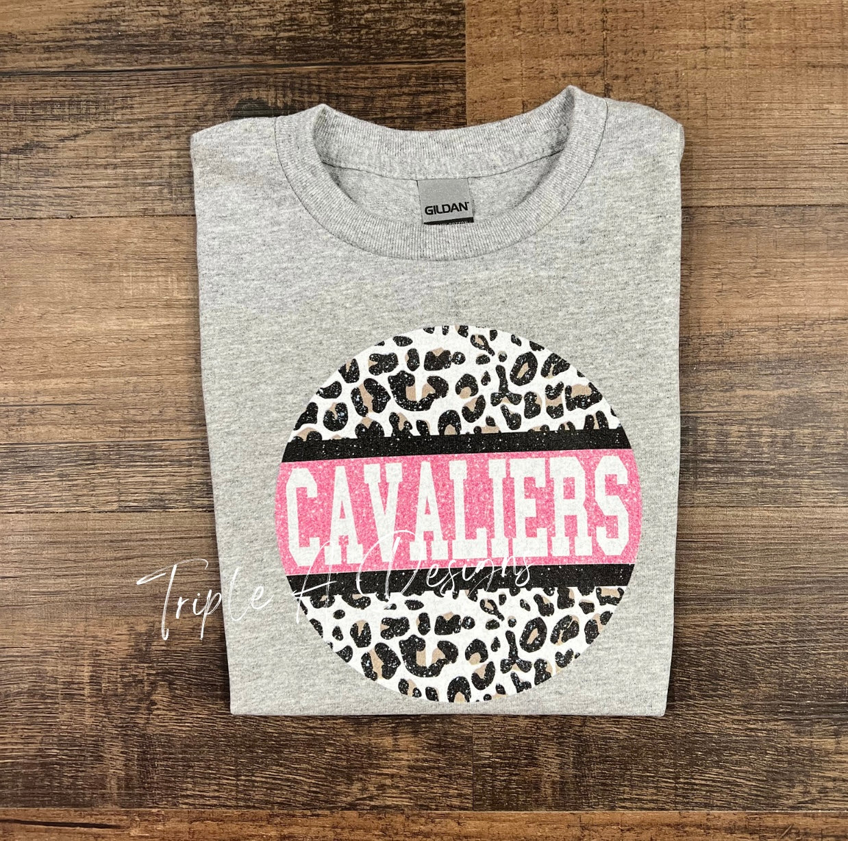 Calvary Cavaliers Design 018 -Short Sleeve Tee