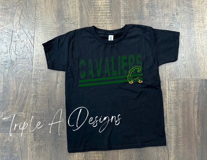 Calvary Cavaliers Design 008 -Short Sleeve Tee