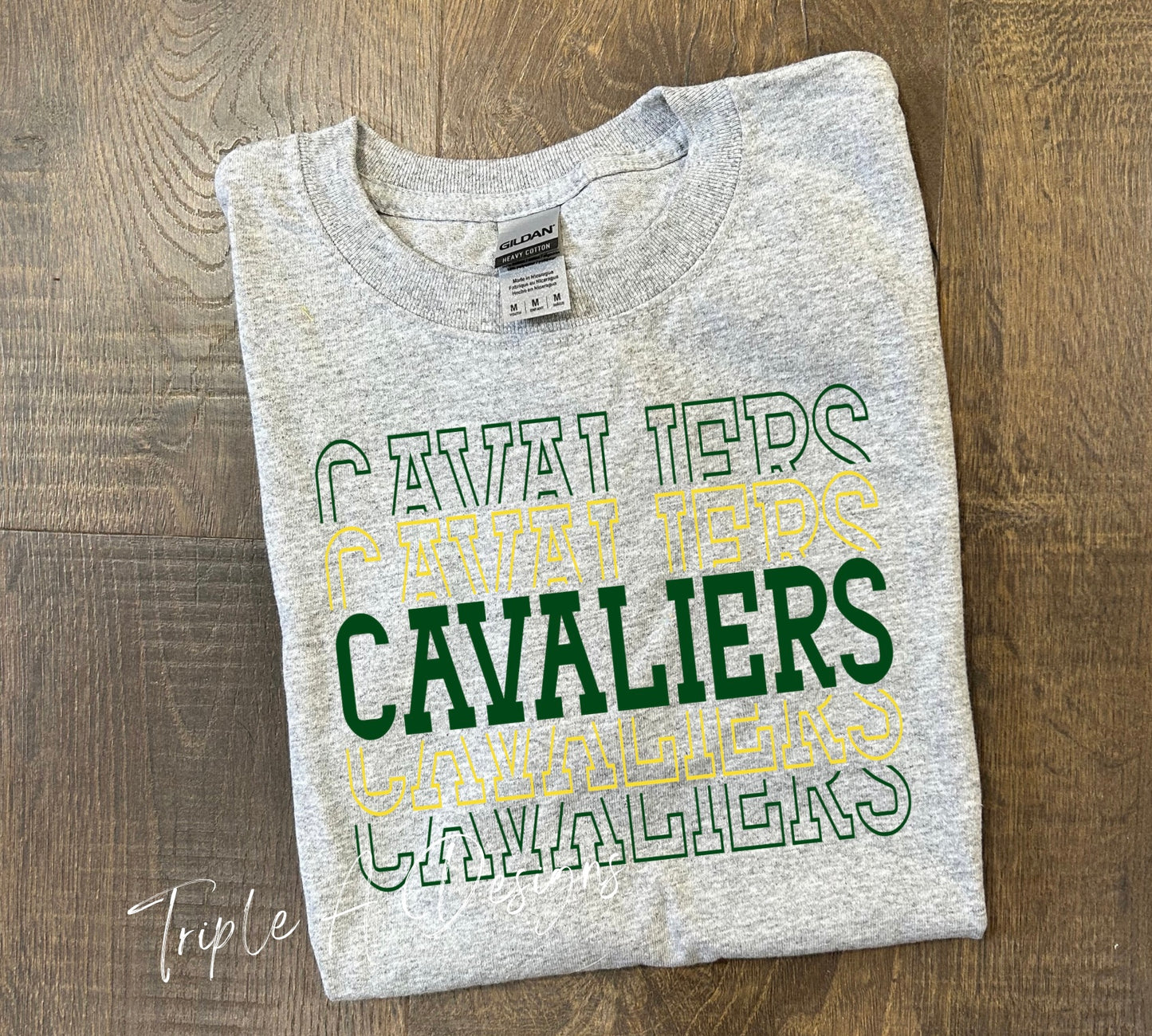 Calvary Cavaliers Design 010 -Short Sleeve Tee