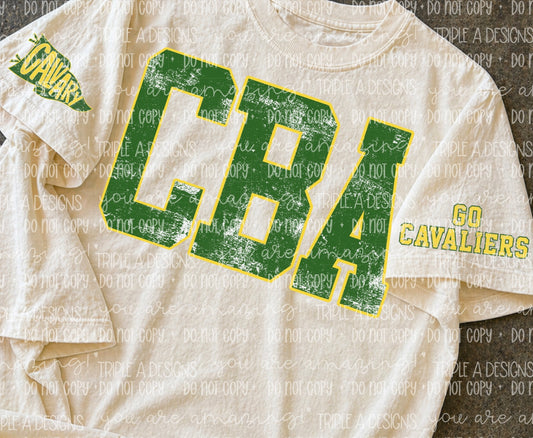 CBA/Go Cavaliers- Short Sleeve Tee, Crop