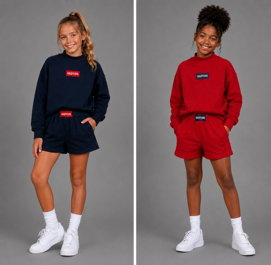 ND Girls Mockneck Short Set-Ready for Pickup/RTS