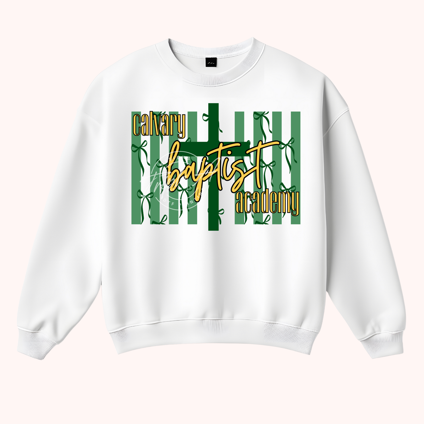 Calvary Baptist Academy Cross & Bows - Short Sleeve Tee, Long Sleeve Tee, Sweatshirt