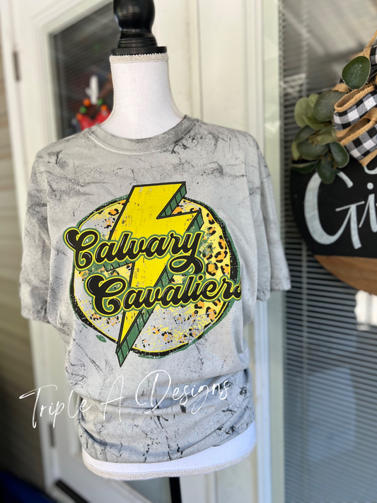 Calvary Cavaliers Design 022 -Comfort Colors Colorblast Short Sleeve Tee