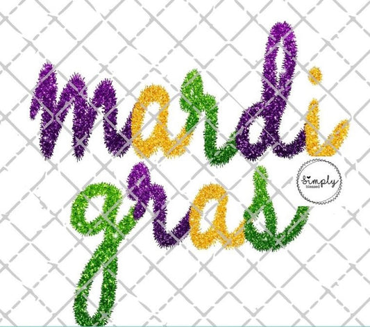 Mardi Gras Design 043 - DTF Transfer