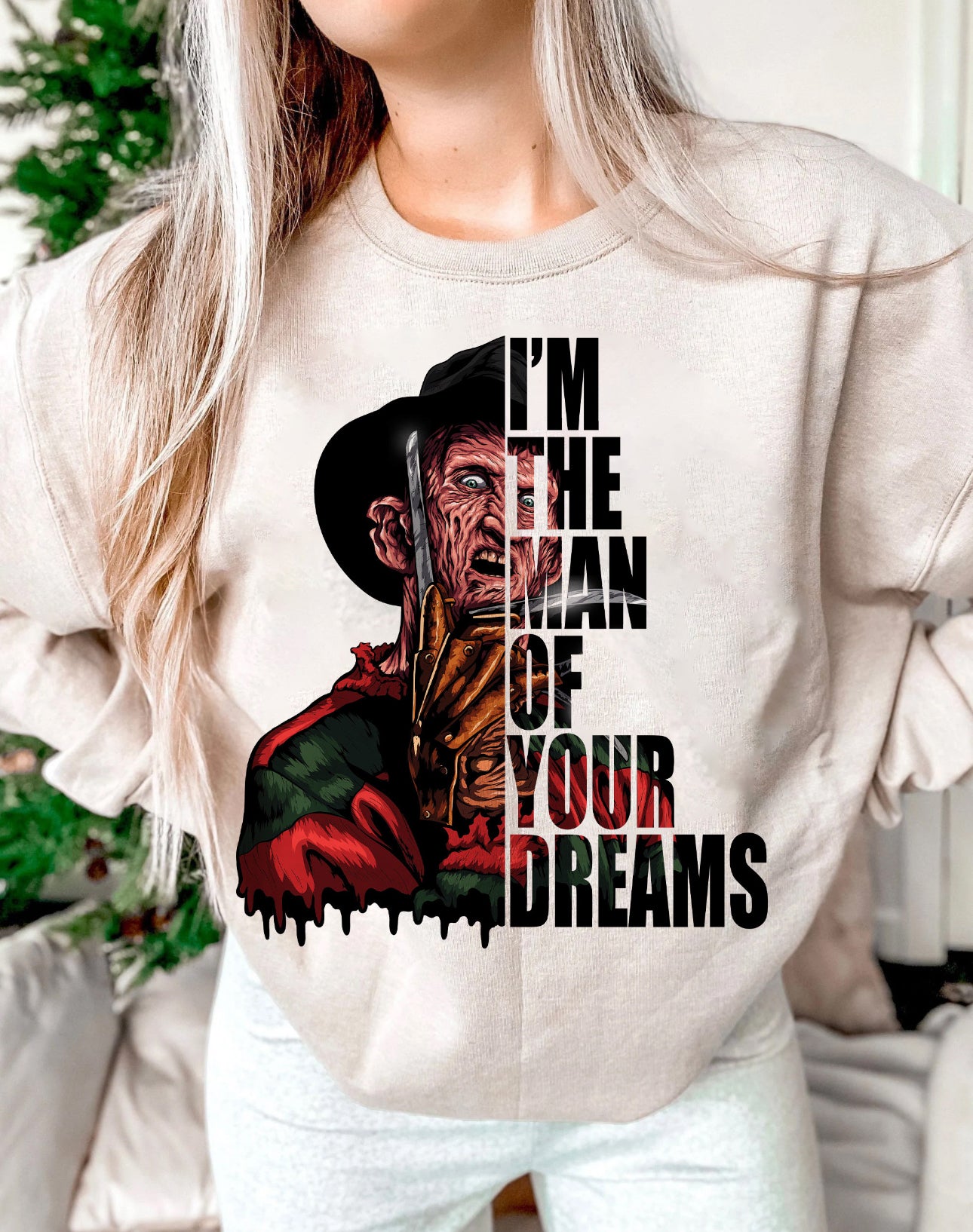 Halloween Horror Man of Your Dreams - Short Sleeve Tee, Long Sleeve Tee, Sweatshirt